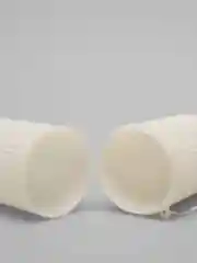Белый футляр для зубной щетки и пасты, дорожный