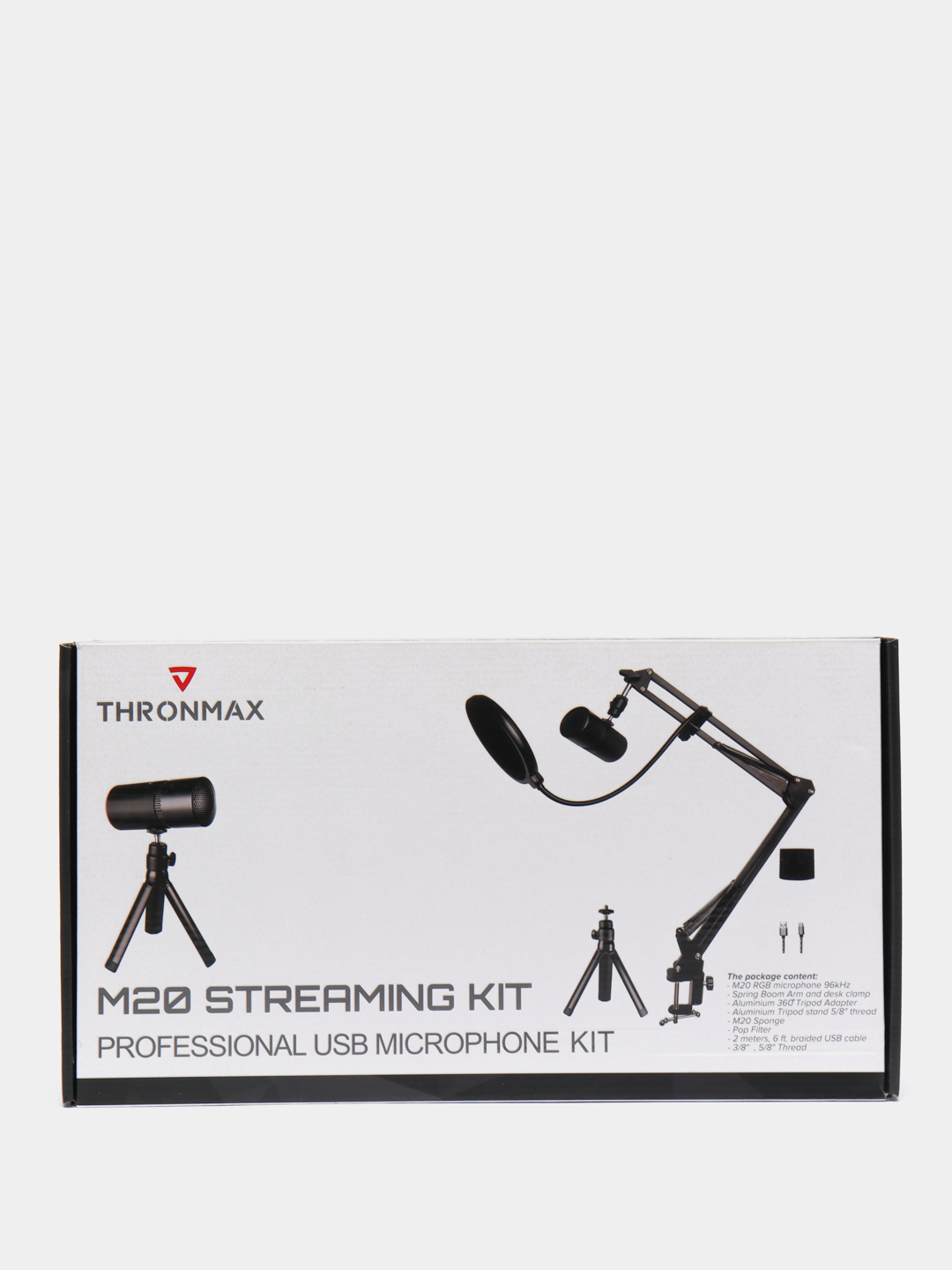 THRONMAX M20 Streaming Kit with M20 Mic, Spring Boom Arm, M20