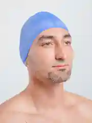 Синий шапочка для плавания силиконовая шапка для бассейна