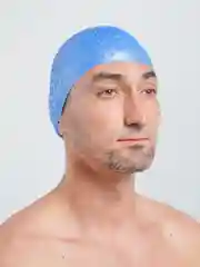 Синий силиконовая шапочка для плавания