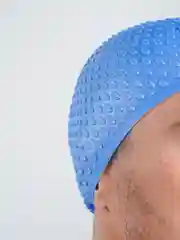 Синий силиконовая шапочка для плавания