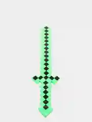 Голубой меч Minecraft, световой, алмазный, с подсветкой и звуковыми эффектами, 58 см