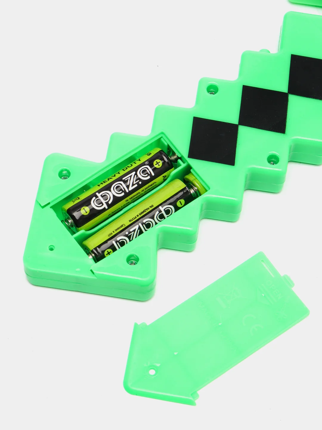 Голубой меч Minecraft, световой, алмазный, с подсветкой и звуковыми эффектами, 58 см