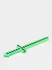 Зеленый меч Minecraft, световой, алмазный, с подсветкой и звуковыми эффектами, 58 см