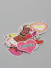 Стикерпак "Love", наклейки-стикеры , 53 штуки