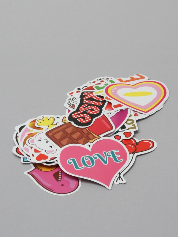 Стикерпак "Love", наклейки-стикеры , 53 штуки