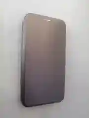 Тёмно-серый чехол-книга Huawei Y5 17 магнитный с подставкой с визитницей