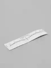 Серебряный myruler, наклейка-линейка для построения формы бровей, 10 шт