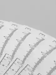 Серебряный myruler, наклейка-линейка для построения формы бровей, 10 шт