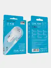 Автомобильное зарядное устройство Borofone BZ14, с кабелем Micro/Lightning, 2 USB, 1 м