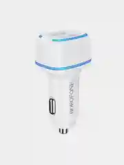 Автомобильное зарядное устройство Borofone BZ14, с кабелем Micro/Lightning, 2 USB, 1 м