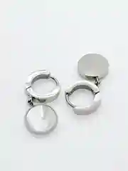 Серебряный серьги из нержавеющей стали