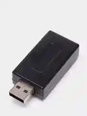 USB Звуковая карта 7.1 Black, с пультом, кнопками на корпусе, управления
