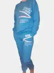 Светло-синий комплект женский
