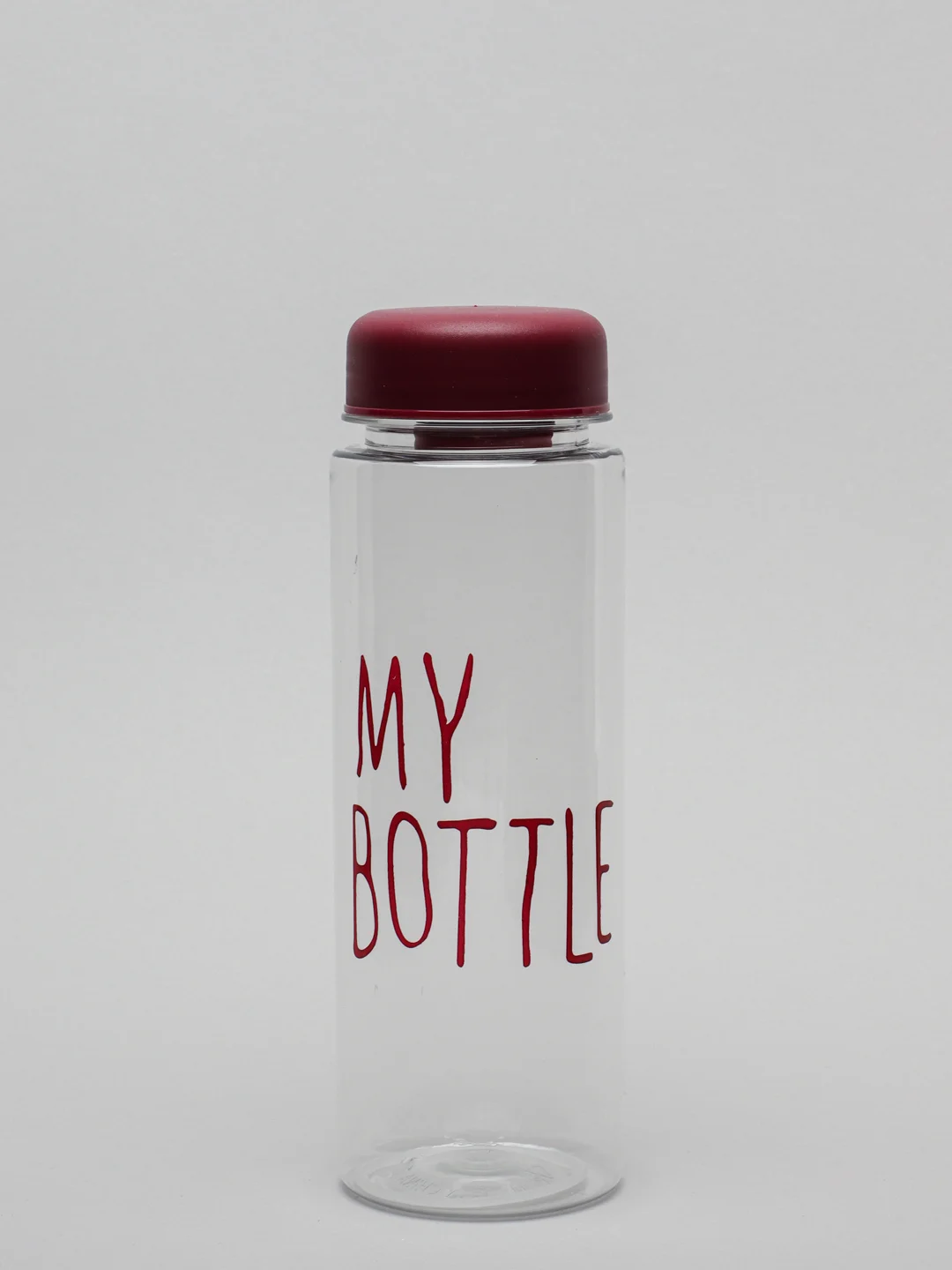 Бордовый бутылка для воды My Bottle в мешке, 500 мл