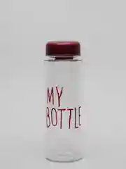 Бордовый бутылка для воды My Bottle в мешке, 500 мл