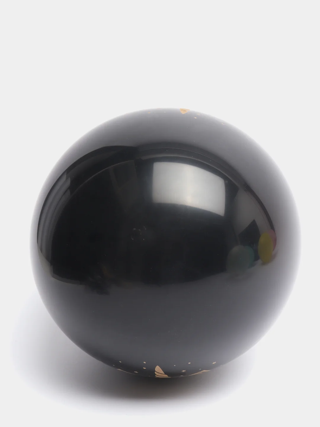 Черный воздушный шар Глазки Единорога, 12"/30см