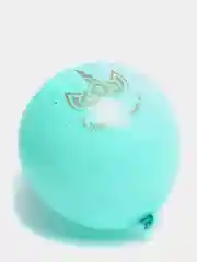 Бирюзовый воздушный шар Глазки Единорога, 12"/30см