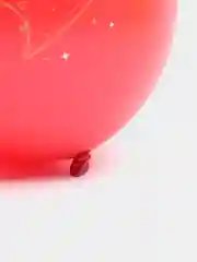 Красный воздушный шар Люблю тебя, 12"/30см, 1 шт