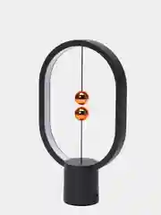 Черный настольный светильник с магнитами Levitation Lamp