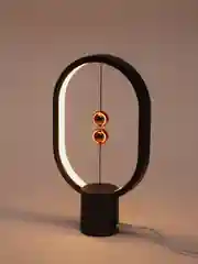 Черный настольный светильник с магнитами Levitation Lamp