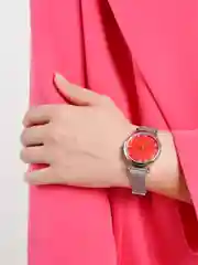 Багровый женские кварцевые часы