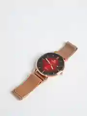 Медный женские кварцевые часы