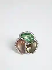 Кольцо женское безразмерное / Кольцо цветок / Кольцо фантазийное