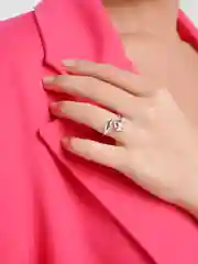 Серебряный женское кольцо с лисой