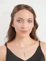 Серебряный цепочка с подвеской,на шею
