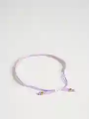 Белый браслет с бусами плетеный женский ( 6 цветов )
