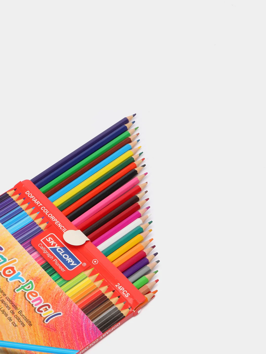Набор цветных карандашей 24 штуки / Color Pencil/Карандаши для рисования/Цветные карандаши