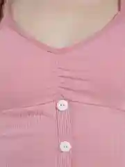 Розовый женский топ