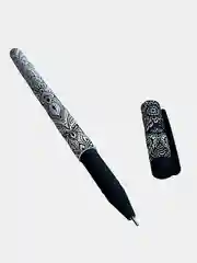 Черный ручка шариковая "Soft-touch", синяя