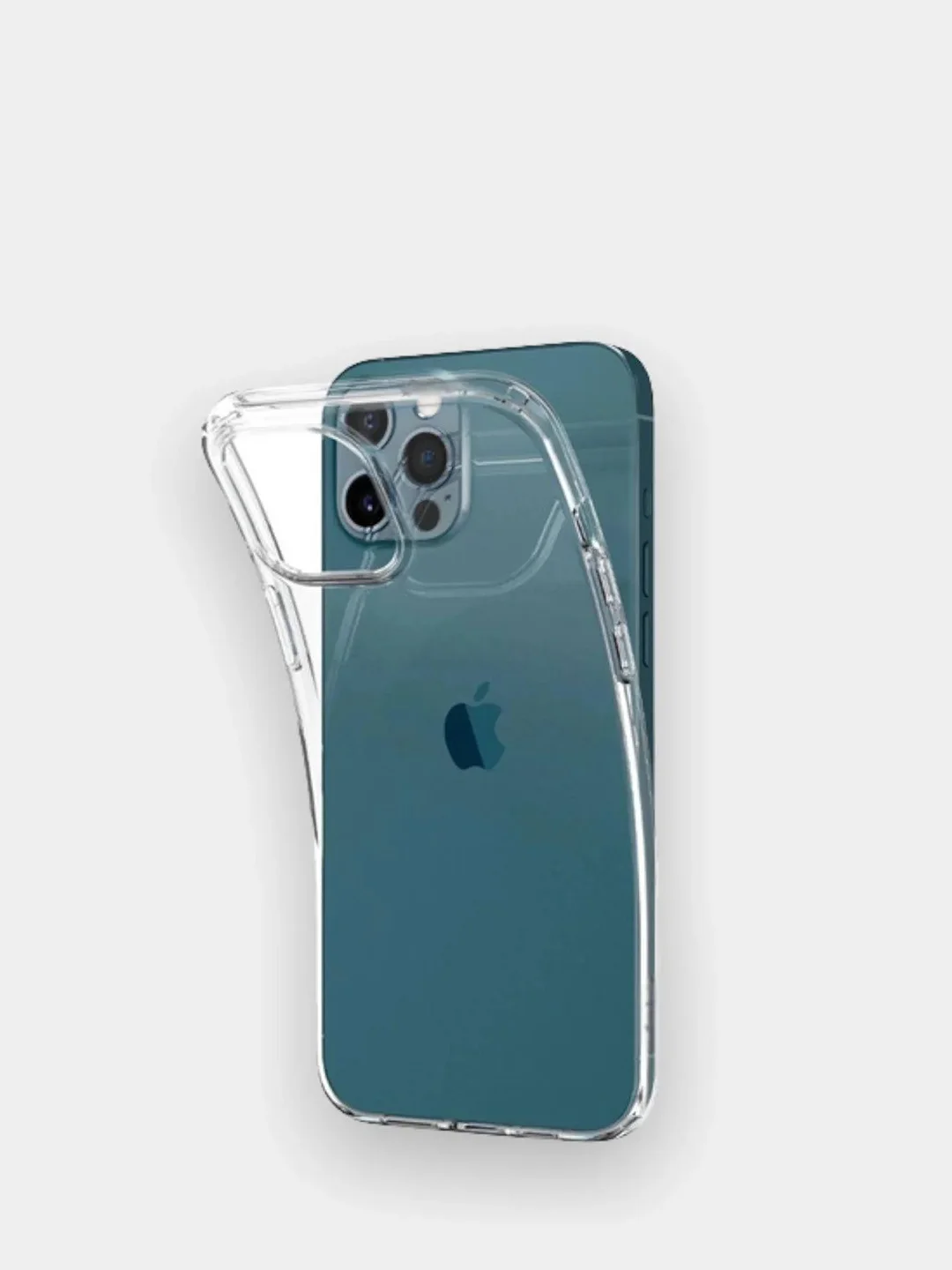 Чехол для iPhone 12 Pro / iPhone XR, прозрачный, силиконовый