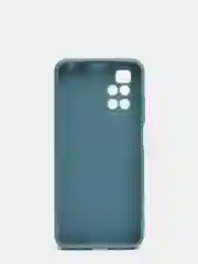 Зелёный хаки чехол Xiaomi Redmi 10, Сяоми Редми 10 силиконовый, цветной, матовый