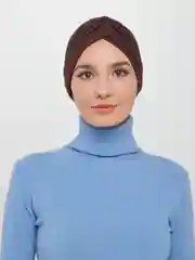 Шоколадный шапка-тюрбан шёлковая / Чалма женская / Чалма много цветов