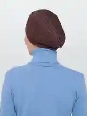 Шоколадный шапка-тюрбан шёлковая / Чалма женская / Чалма много цветов