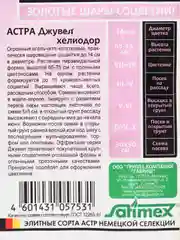 Семена цветы "Астра Джувел хелиодор"