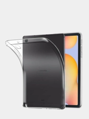 Чехол для планшета Samsung Galaxy Tab S6 Lite 10.4, Галакси Таб С6 прозрачный, силиконовый