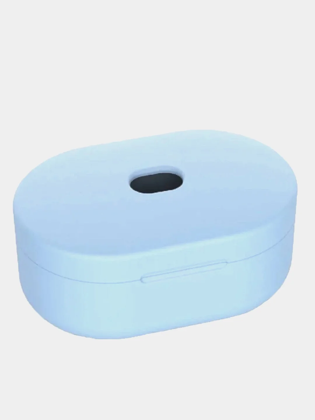Голубой чехол для наушников Xiaomi Redmi Airdots / Airdots S / Airdots 2, силиконовый чехол