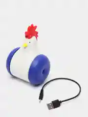 Синий игрушка-неваляшка для животных, музыкальная, с лазером