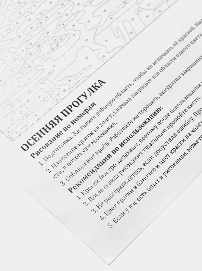 Картина по номерам на холсте с подрамником 50х40 "Внутренний покой"