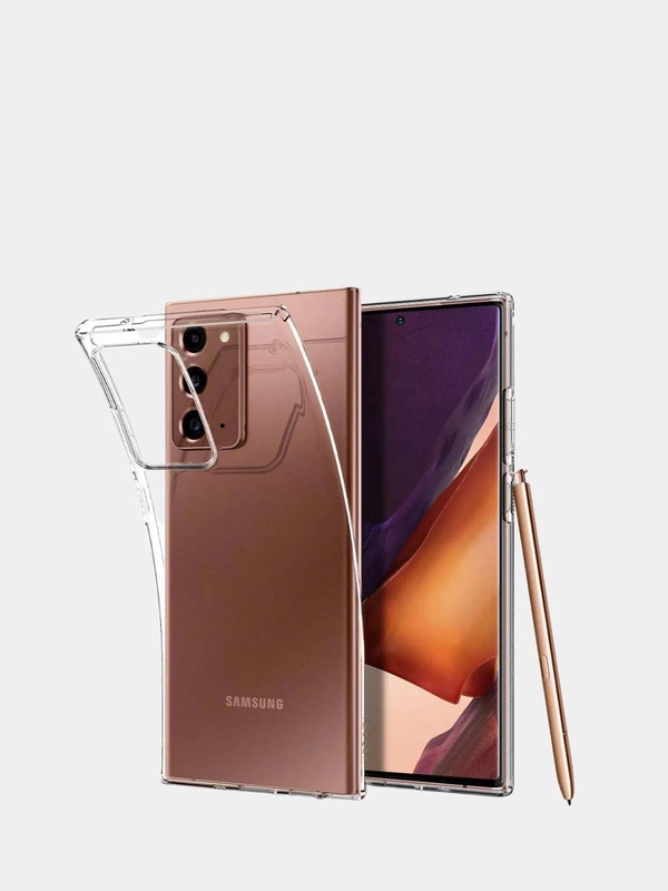 Чехол для Samsung Galaxy Note 20, силиконовый, прозрачный