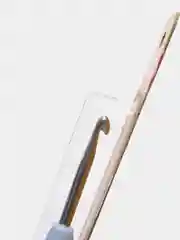 Крючок для вязания с резиновой ручкой, металл, 4.5 мм*16 см Hobby&Pro