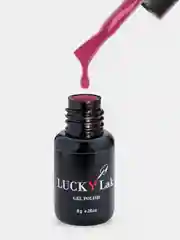 Гель лак для ногтей, гель-лак LuckyLak Fashion №114 8g ярко темно розовый для маникюра