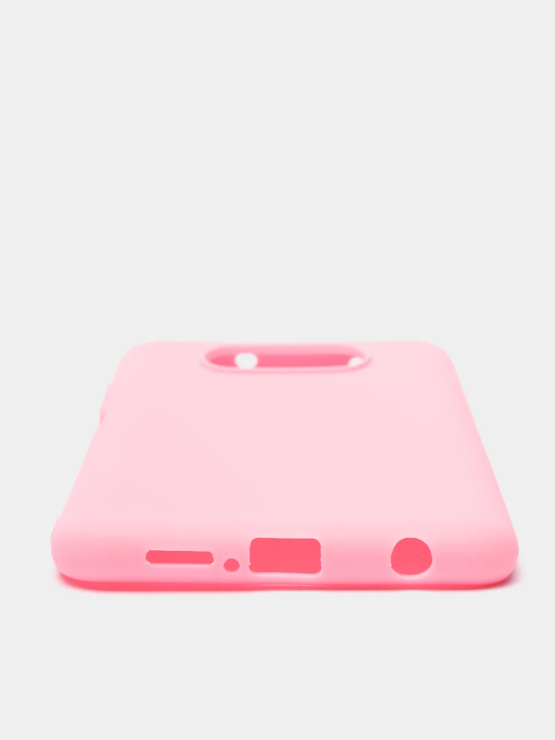 Розовый чехол мягкий силиконовый для XIAOMI Poco X3