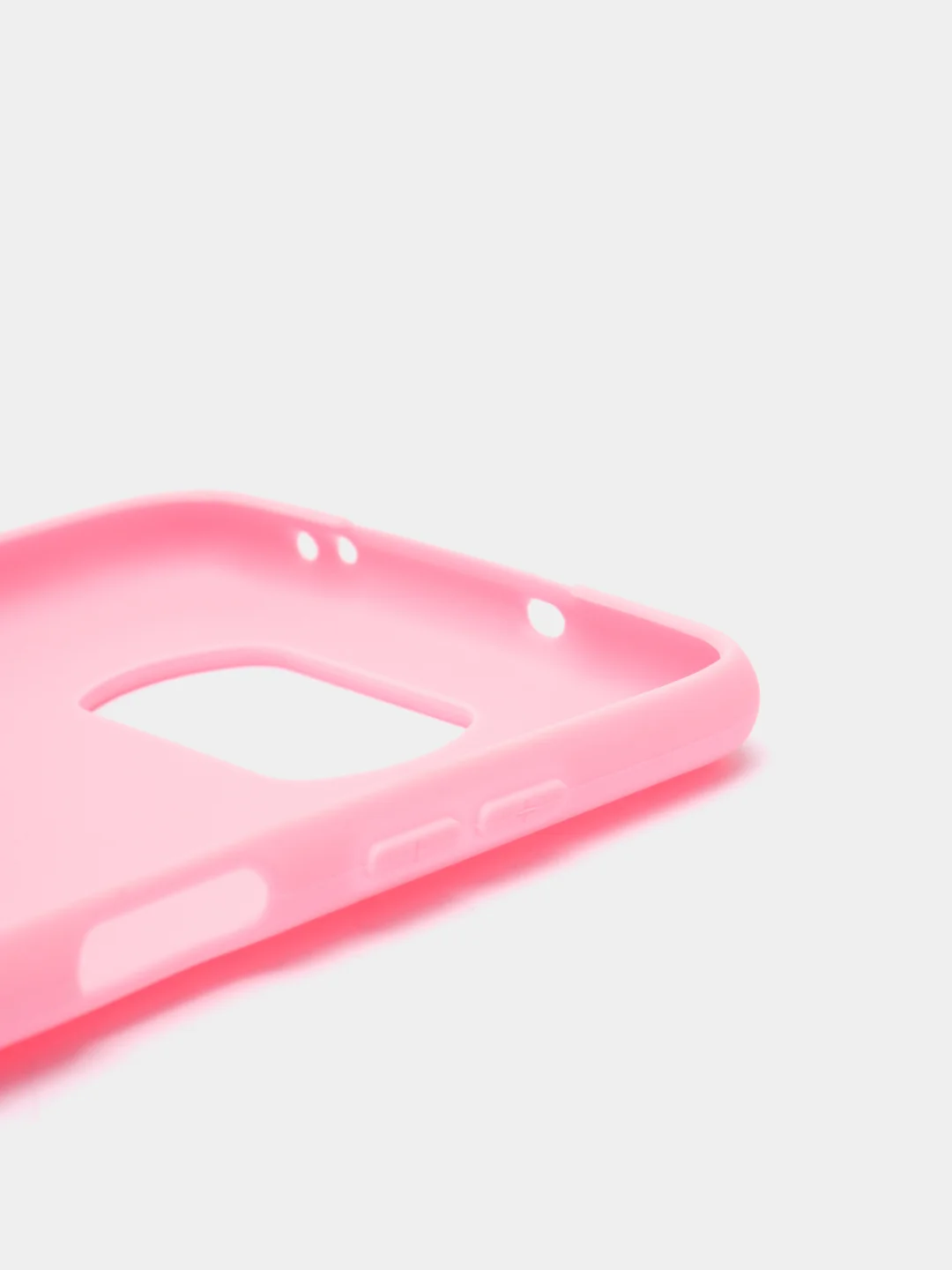 Розовый чехол мягкий силиконовый для XIAOMI Poco X3