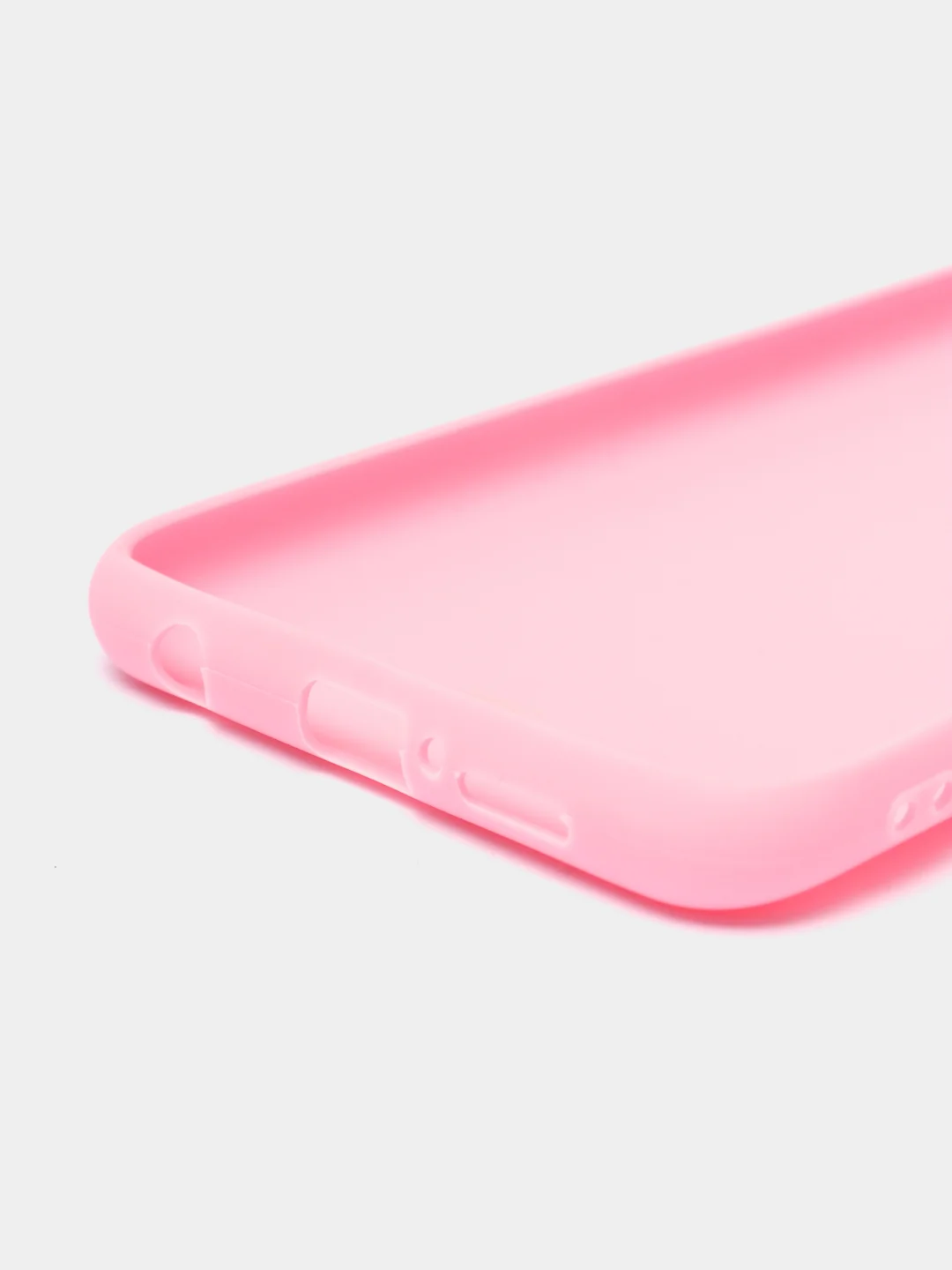 Розовый чехол мягкий силиконовый для XIAOMI Poco X3