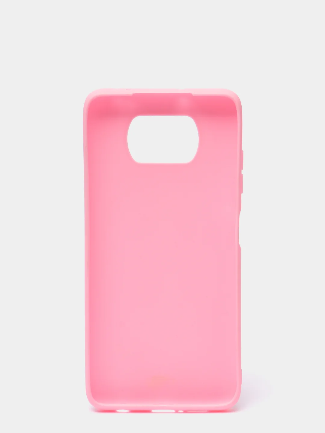 Розовый чехол мягкий силиконовый для XIAOMI Poco X3